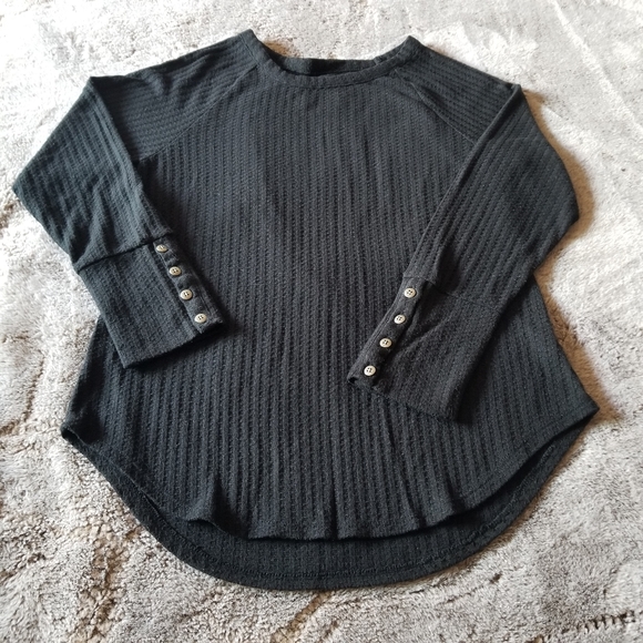 Chaser black long sleeve top size M - Picture 2 of 9